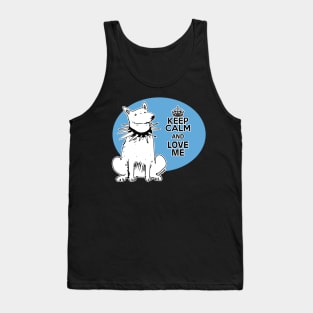 keep calm and love me Tank Top